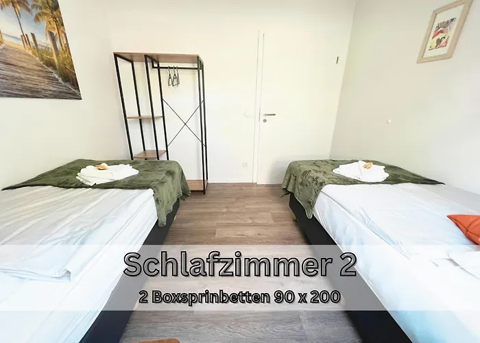 Serviced  Nautilus  Großer Balkon Einbauküche Neubau 74 Qm Free Wifi 2 Schlafzimmer *