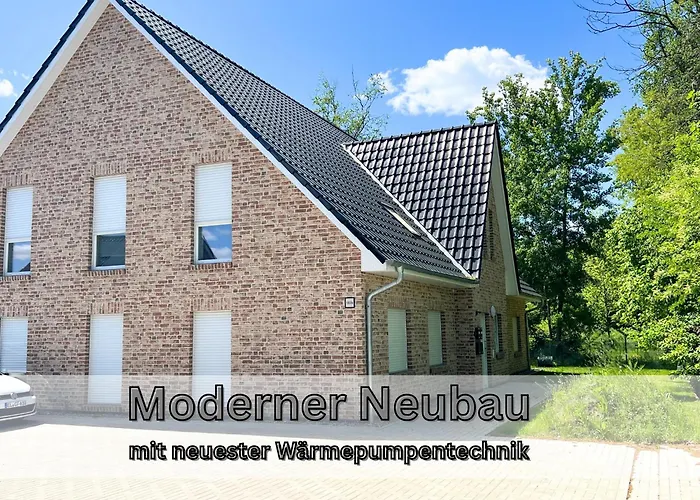 Apartamento Serviced  Nautilus  Großer Balkon Einbauküche Neubau 74 Qm Free Wifi 2 Schlafzimmer Papenburg